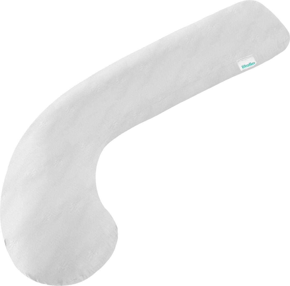 Litollo® Zwangerschapskussen (J-vorm) - Voedingskussen - Lichaamskussen - Body pillow - 145cm - Traagschuimvulling