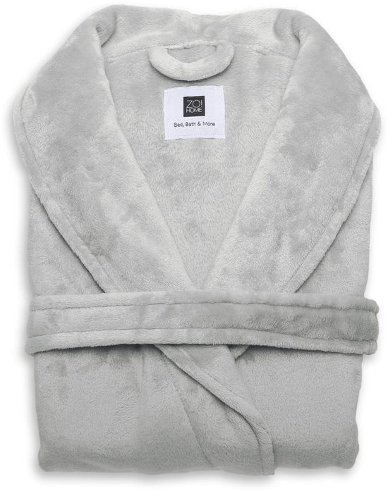Zohome Badjas Cara - Kamerjas voor Dames en Heren - L - Ochtendjas - Geschikt voor de Sauna - Blauw