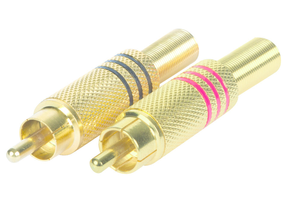 HQ-Power Rca-plug - 2 x mannelijk