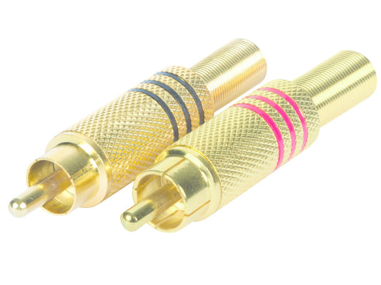 HQ-Power Rca-plug - 2 x mannelijk