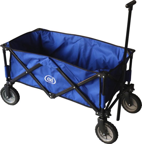 AXI AB110 Opvouwbare Bolderwagen in Blauw - Bolderkar - Inclusief handige draagtas - Metaal