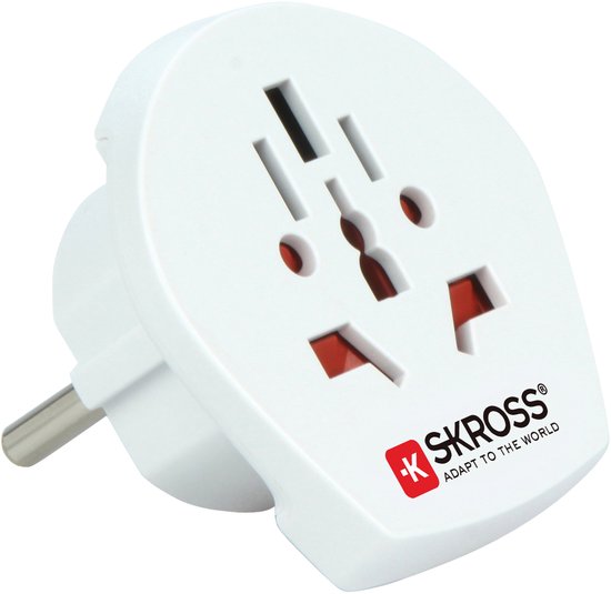 SKROSS - Reisadapter - Wereld naar Europa