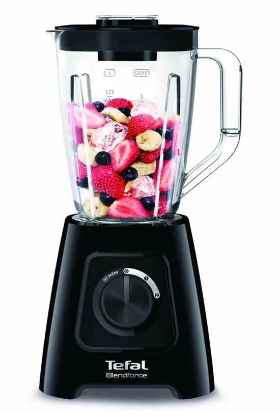 Tefal BlendForce II BL4208 - Blender - 1.25L - 600W - Smoothie maker - Pulse functie