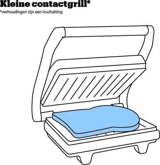 Tomado TGC2001S - Kleine contactgrill - Tosti apparaat - PFAS vrij - Zwart/rvs - 750 watt