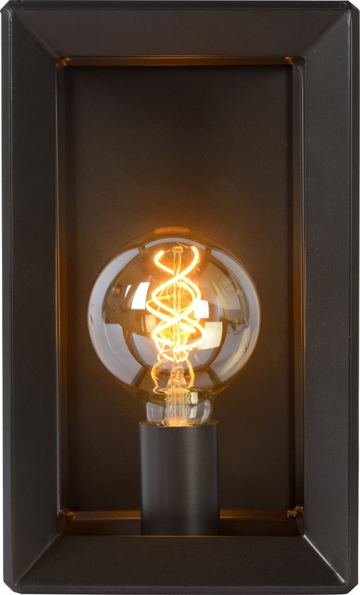 Lucide THOR - Wandlamp - 1xE27 - Grijs ijzer
