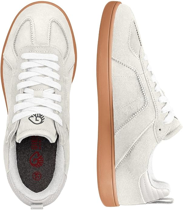 Giesswein Dames Sneakers van Suède – LWG-gecertificeerd Leer – Merino Voering & Voetbed – Antislip Zool – Beige