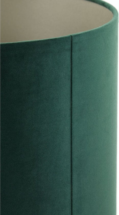 Light & Living Cilinder lampenkap Velours - Groen - Ø50x38cm - Modern
