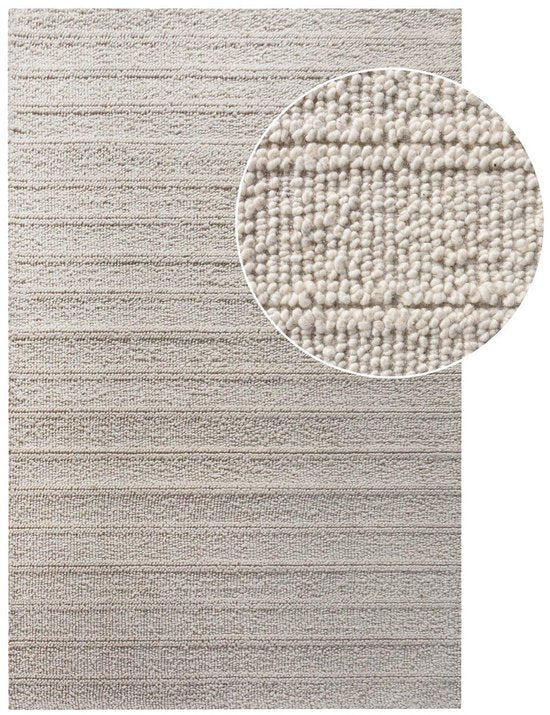 Vloerkleed Ivoor - Wol - 230x160x1cm - Vloerkleed Dehli - House Nordic