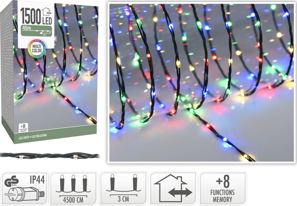 Koopman -  New Year's LED lights - 45 m - Multicolor