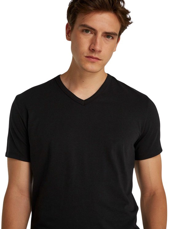 Calvin Klein SS V-neck T-shirts Heren (3-pack) - Maat L