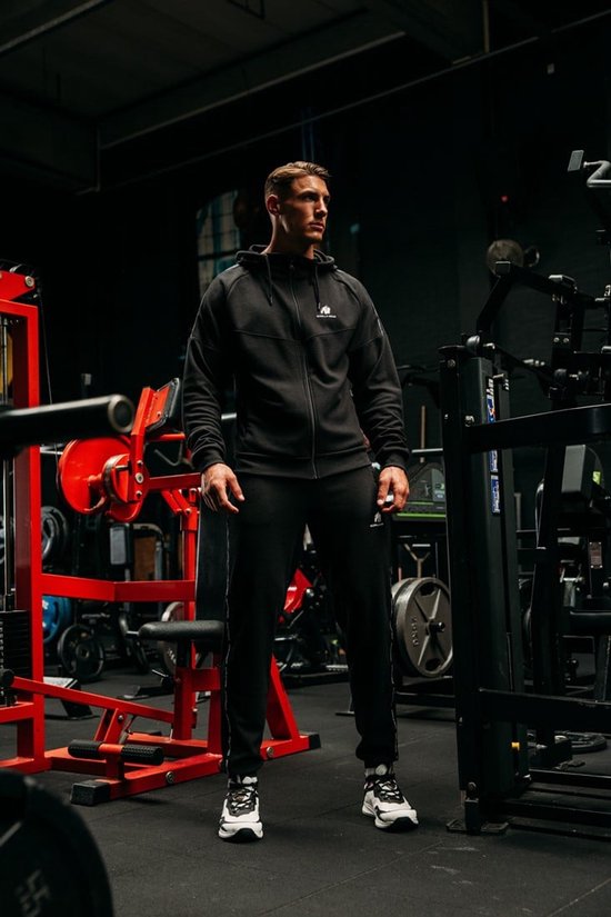 Gorilla Wear Harvey Trainingsjas - Zwart - XL