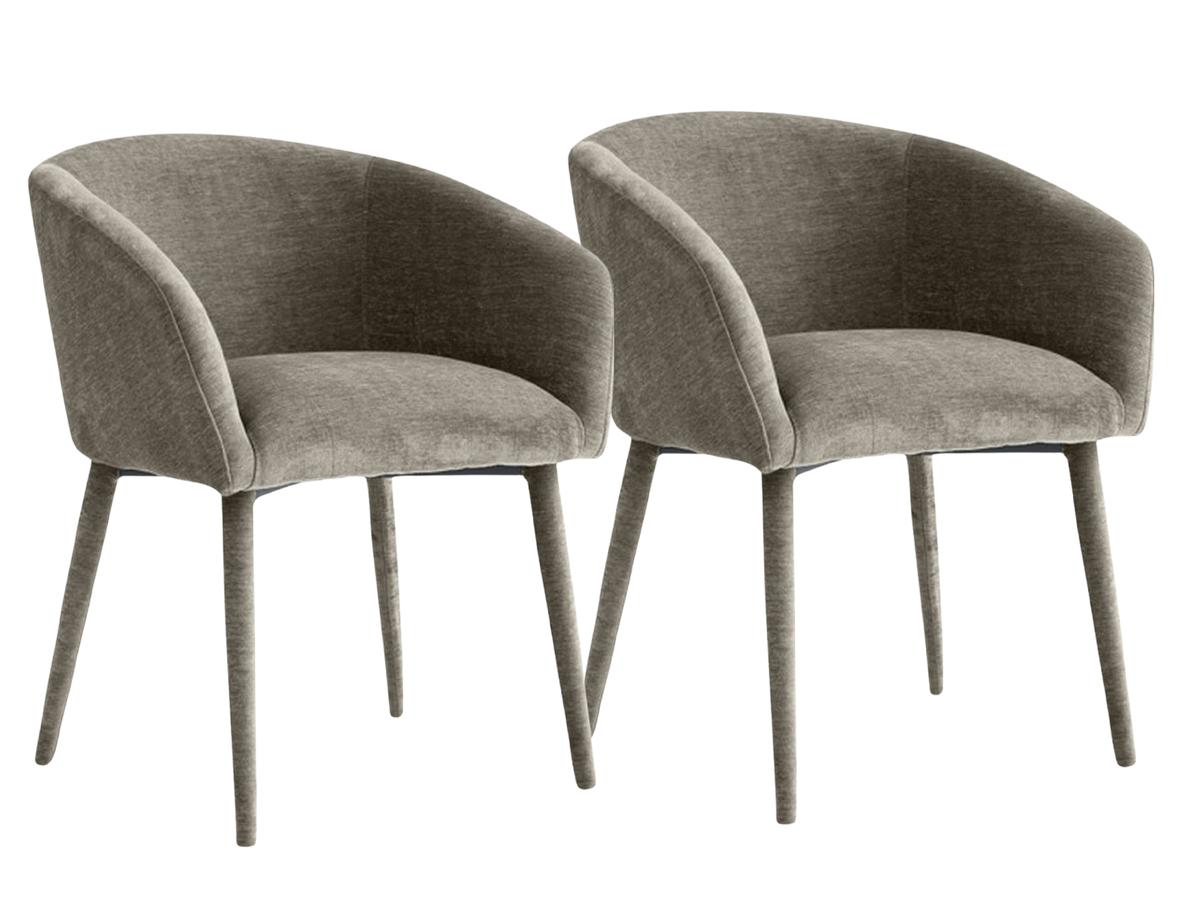Multifurn Nova Eetkamerstoel - Duopack - Taupe - Set van 2