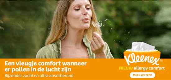 Kleenex Tissues Voordeelbox Allergy Comfort 56 stuks
