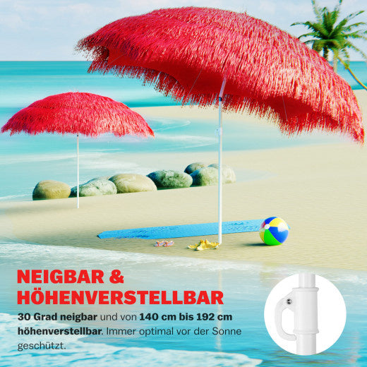 Parasol Hawaii Rood ø160cm