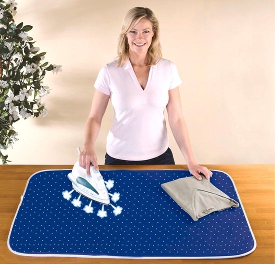 Wenko Strijkdeken 5-laags 100 X 65 Cm Katoen Blauw
