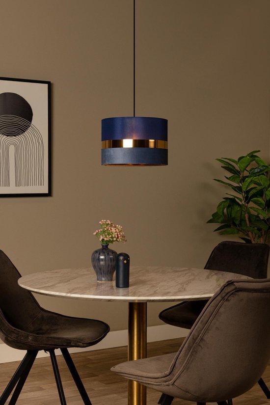 Lucide EXTRAVAGANZA TUSSE - Hanglamp - Ø 30 cm - 1xE27 - Blauw
