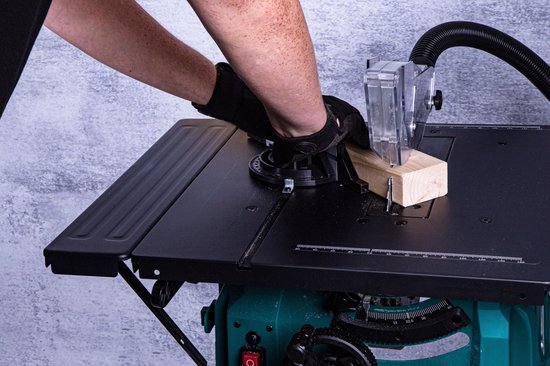 VONROC Zaagtafel – 1500W – Ø210MM – 40T zaagblad – Incl. onderstel
