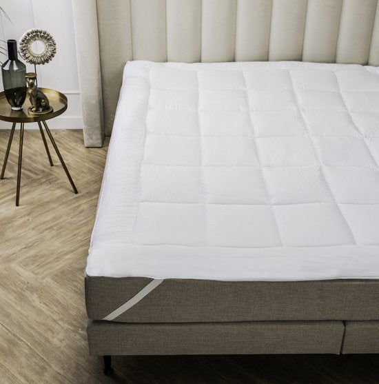Swiss Nights Verkoelend Tencel Oplegmatras - 160x200 - Wit