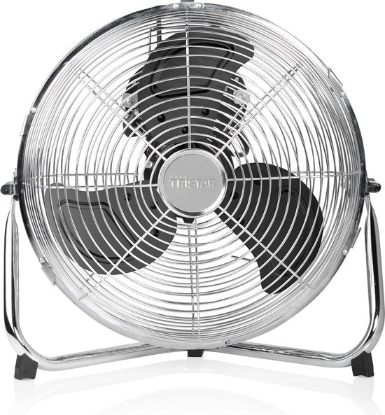 Tristar Vloerventilator 30 cm – 3 Snelheden – Boxventilator – 130° Kantelbaar – Metaal – VE-5933