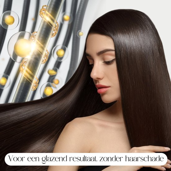 Sansbeauté® Professionele Stijltang - 2 in 1 - Krultang - Stijltangen - Hair Straightener - Snel Opgewarmd - 80℃ t/m 230℃ - Steilen & Krullen - ION technologie - Classic Purple