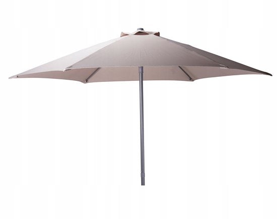 Koopman Parasol - Tuinparasol - Taupe - Aluminium - 230x225 cm