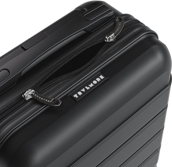 TRVLMORE Handbagagekoffer - 40x30x20 cm - Underseater - 24L - TSA-slot - 2 Wielen - Zwart