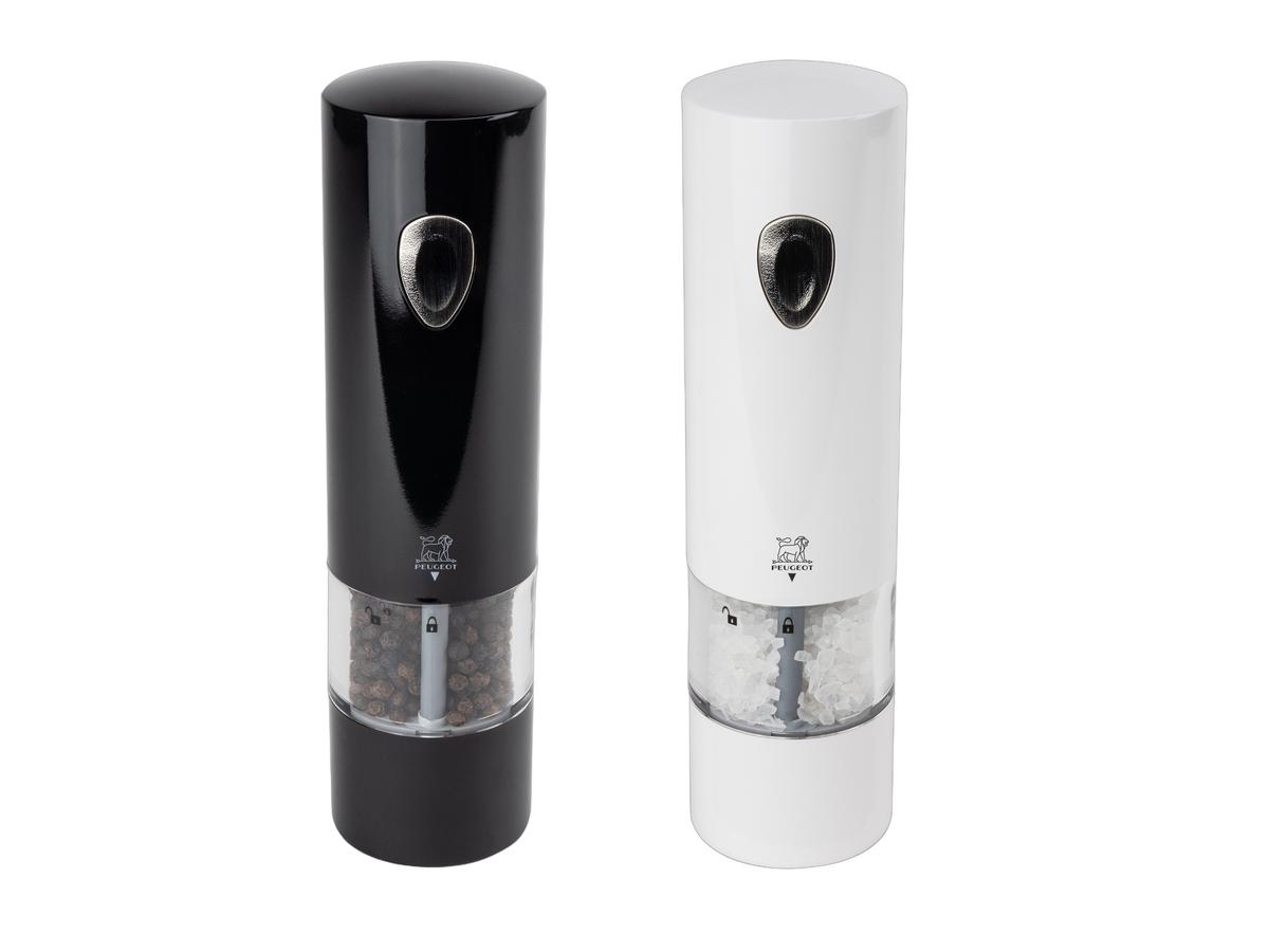 Peugeot Phenix Duo Set - Elektrische Peper- en Zoutmolen - 20 cm - Zwart Wit