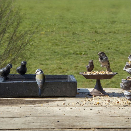 Best For Birds Vogelbad Terrazzo Vierkant - Drinkbak - 32x32x12 cm
