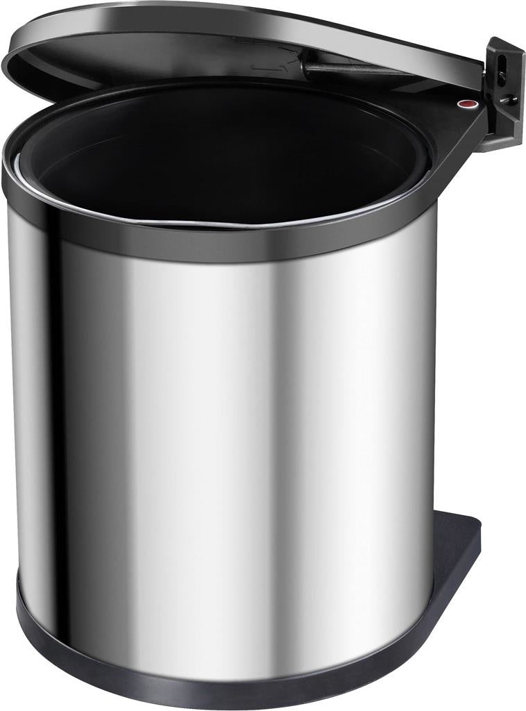 Hailo Compact-Box M Prullenbak - 15 l - Inbouwprullenbak - RVS
