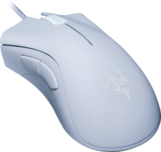 Razer DeathAdder Essential - Bedrade Gaming Muis - Ergonomisch - Programmeerbaar - 6.400 DPI - Optisch - Wit