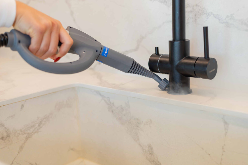 Techweise Extra Set van 8 Vervangborstels voor TS1 Stoomreiniger – Nylon, Staal en Schuurspons – 8-delige Set