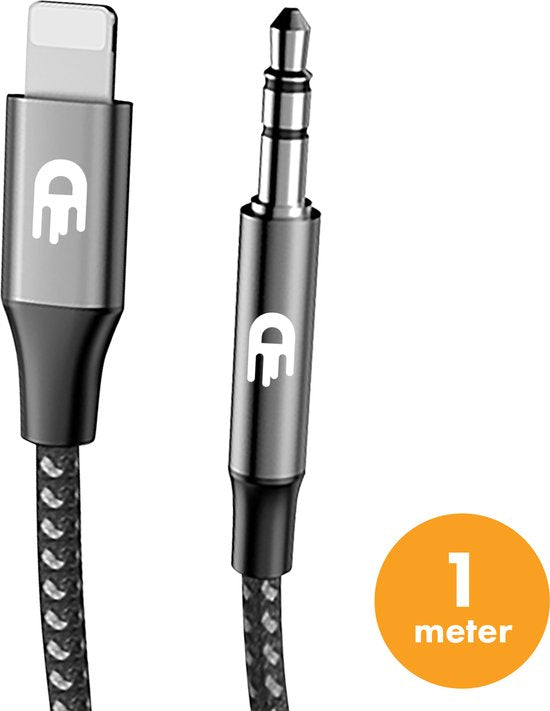 Drivv. Lightning naar AUX Kabel - 1 meter - Geschikt voor iPhone AUX Kabel