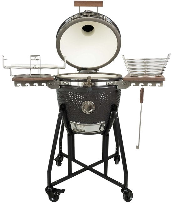 Grizzly Grills Kamado Elite Medium - Barbecue - ø39cm / ø15inch - Zwart - Compleet