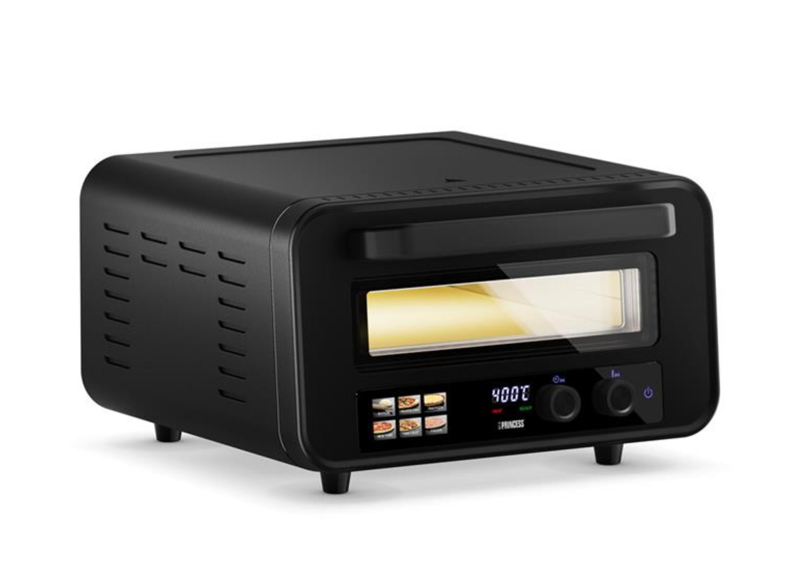 Princess Pizza Oven Pro Max 112700 - 400°C - 2100W - 32 x 31.8 cm - Zwart