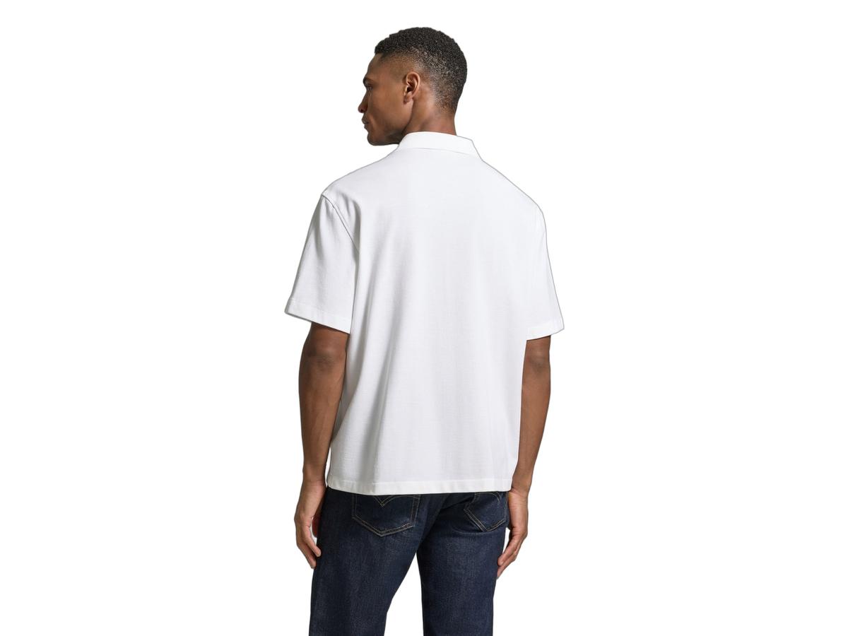 Lacoste Overhemd - Petit-Piqué Biologisch Katoen - maat 43 - Wit