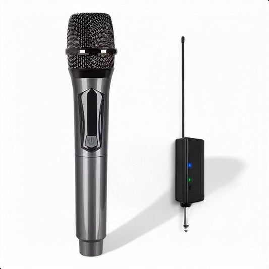 Tech Essentials Draadloze Microfoon - USB-C Oplaadbaar - Extra bereik - Karaoke - ASMR - Studio - Geschikt Voor Partybox - 3.5-6.3mm Jack