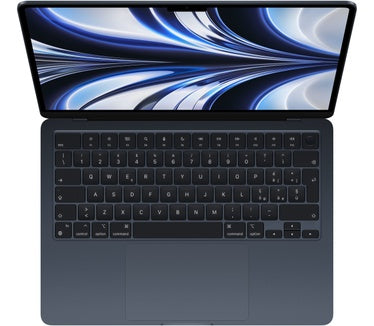Apple MacBook Air 13,6" M2 2022 – 16 GB RAM – 1 TB SSD – 8-core CPU – 10-core GPU – Midnight – US-QWERTY