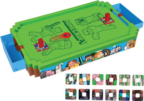 A Ambassador® Minecraft Arcade Air Hockey - Airhockey - Tafelmodel - Gezelschapspel - Het grote speelgoedboek 2025