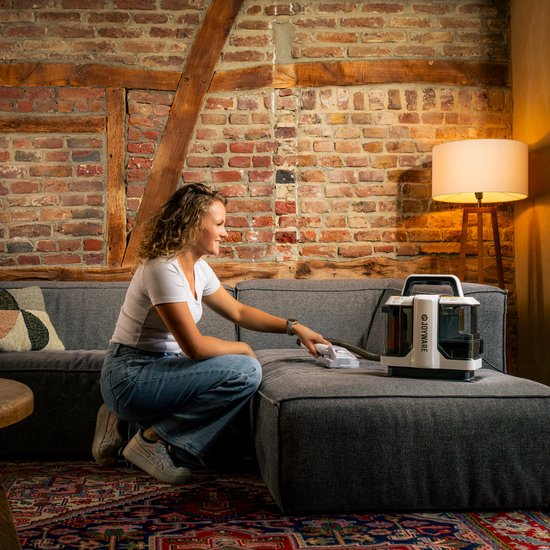 Joyware® Vlekkenreiniger 750Watt - Tapijtreiniger - Bank Reiniger - Zetelreiniger - Meubelreiniger - Reinigingsmachine - Met 3 Opzetstukken - Krachtig en Draagbaar