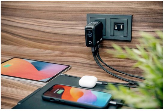Verbatim Mini GaN Oplader 140W met display