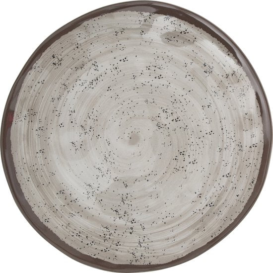 Bo-Camp - Servies - Halo - 12 Stuks - Beige
