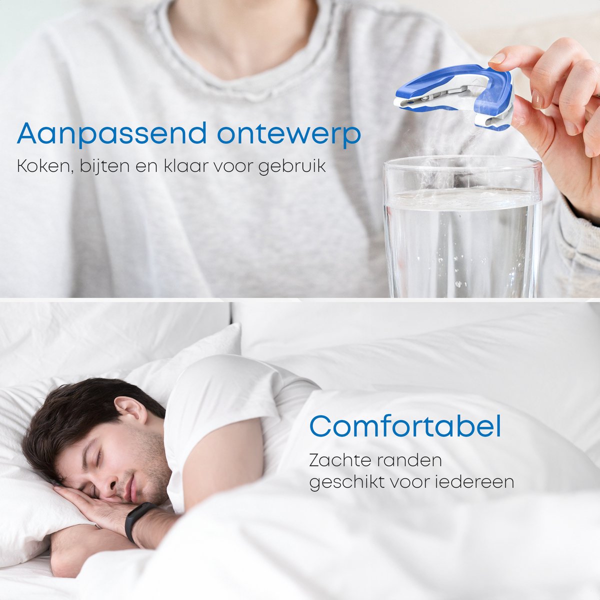 Alyze Anti SnurkBeugel - Met Opbergbakje - Veilig en verstelbaar - Nachtrust Producten - Neusspreider - Gebitsbeschermer - Knars - Bitje - BPA vrij