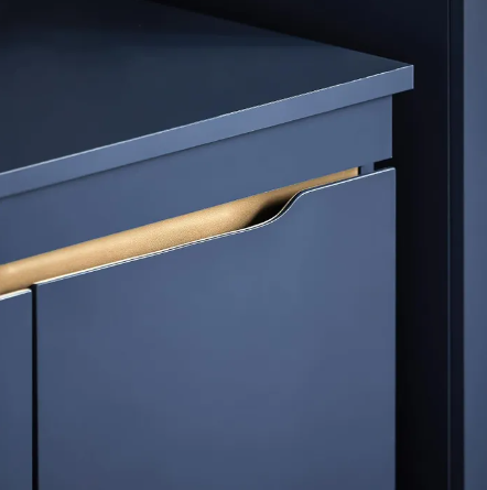 SoBuy Wastafel Onderkast met 2 deuren - Max. 25KG - 60x30x59 cm - Blauw