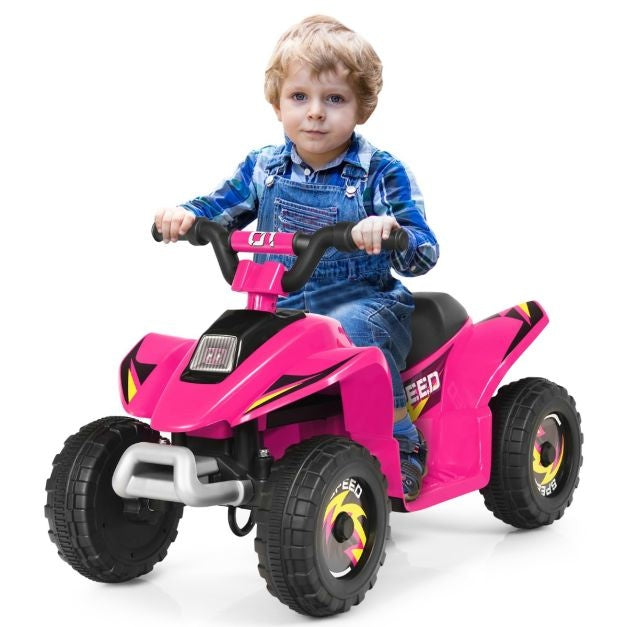 Coast Stroller Mini Electroquad 6 V Battery-Operated Quad 2,8-4,6 km / u Pink Pink