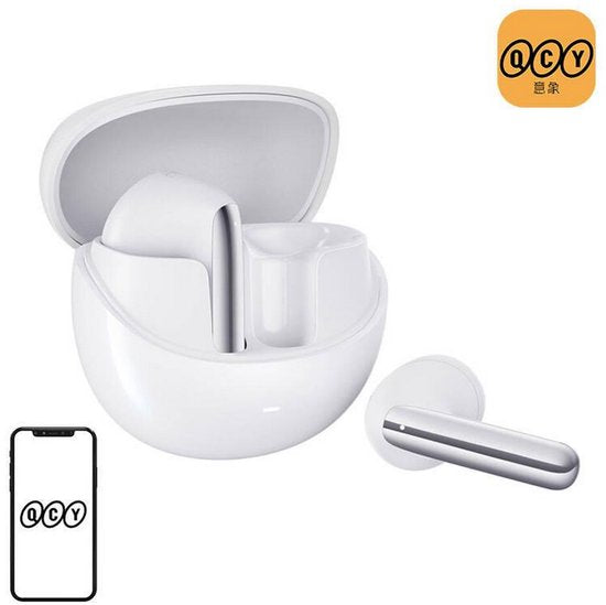 QCY - HT10 wit - Hoofdtelefoon