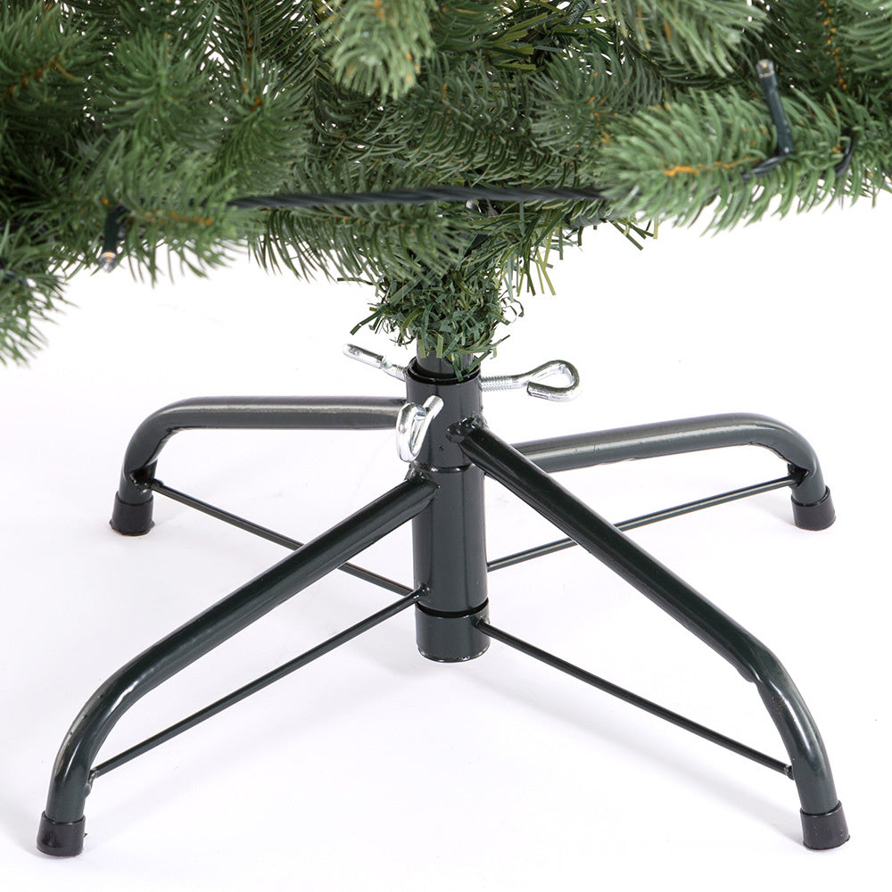 Casaria Kunstkerstboom – 140cm Kerstverlichting 100 LEDS - Groen