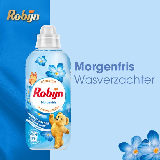 1 x Robijn – Wasverzachter – Morgenfris – 780 ml - Kabel - Kabels - Kabelsysteem - Kabelsysteem