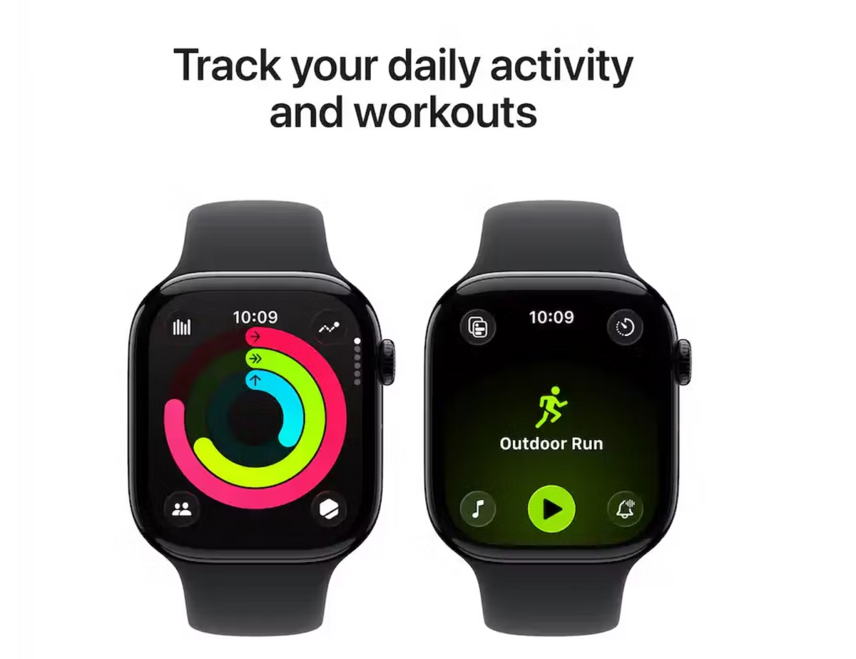 Apple Watch Series 11 | GPS | 46 mm | M/L | Jet Black Aluminium