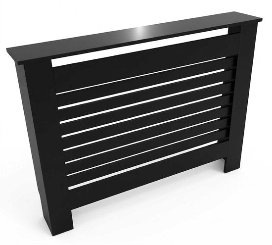 VDD - Radiatorombouw - Verwarming decoratie - Zwart - 111,5 x 19 x 82 cm