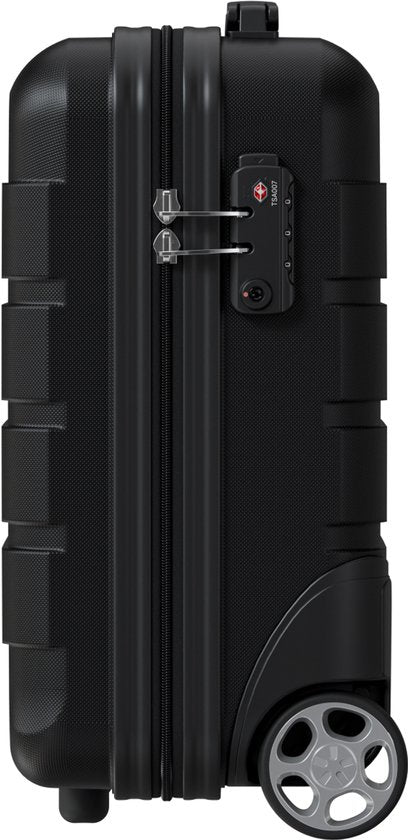 TRVLMORE Handbagagekoffer - 40x30x20 cm - Underseater - 24L - TSA-slot - 2 Wielen - Zwart